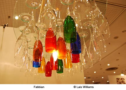 Wineglass Chandelier by Fabbian