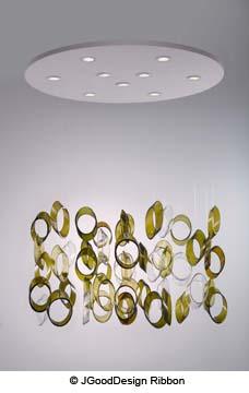 Jeffrey Goodman of JGoodDesign's Ribbon Chandelier