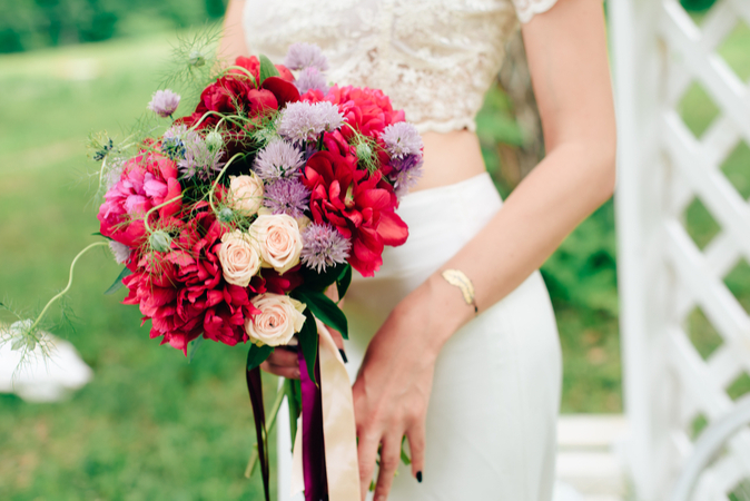 summer wedding, bright wedding colors