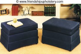 upholstered ottomans